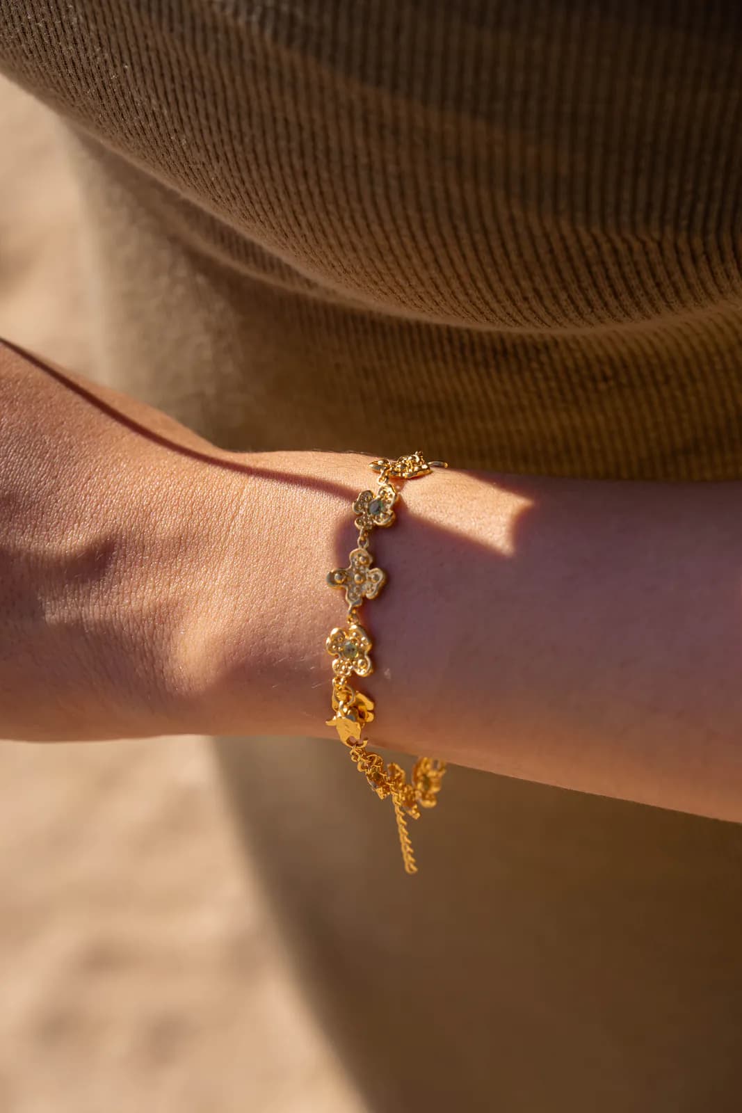 Jepun Flower Link Bracelet